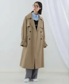Ray BEAMSオーバーサイズ　トレンチコートのサムネイル