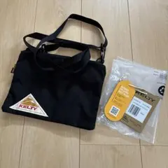 ケルティ　ショルダーバッグ　黒　ヴィンテージ　フラット　ポーチ　S サコッシュ