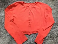 mystic リブチビカーディガン