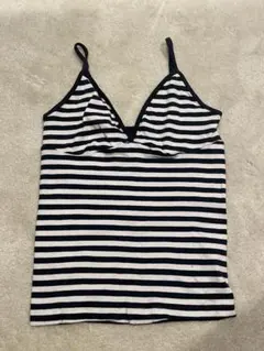 Brandy Melville ボーダー柄 タンクトップ おまけ付きのサムネイル