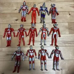 【当時物】ウルトラマン　フィギュア　ソフビ 13体セット