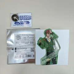 新テニスの王子様　千石清純　ぺたコレクション　山吹　校章ボタン風キーホルダー