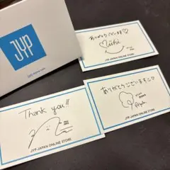 NiziU ミイヒ アヤカ ニナ JYP JAPAN サンキューカード