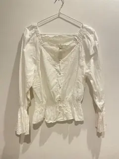 LOWRYSFARM 刺繍長袖カットソー