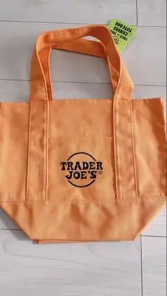 TRADER JOE'S トートバッグオレンジ新品 未使用