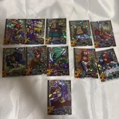 8枚】遊戯王 シール 丸昌 ブラックマジシャン 暗黒騎士ガイア 森永 