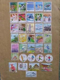 使用済切手19枚 ： 日本 16枚 USA 2枚 台湾　1枚 使用済切手19枚 ： 日本 16枚 USA 2枚 台湾 1枚 使用済