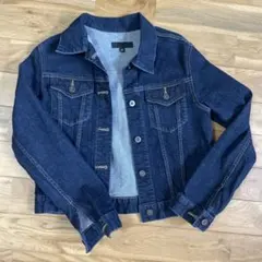 美品　UNIQLO デニムジャケット インディゴ Mサイズ