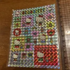 平成レトロ　ハローキティ　　キラキラシール