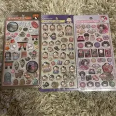 和柄　ボンボンドロップシール