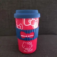 ハローキティ　タンブラー　赤色