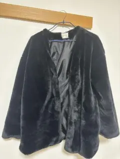 黒のファーコート Lサイズ
