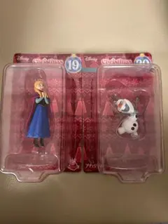 ディズニークリスマス アナとオラフ 2体セット