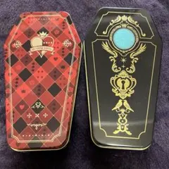 ツイステ　キャンディ　棺型　缶