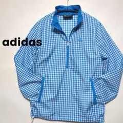 adidas✧アディダス ハーフジップ ギンガムチェックジャケット XS 美品