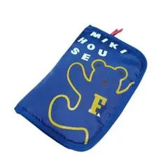 美品 MIKI HOUSE ミキハウス 母子手帳ケース ブルーのサムネイル