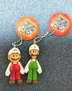 マリオ ルイージ マスコットフィギュア マリオ 2個セット