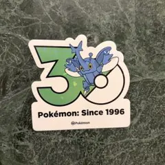 ポケモン 韓国限定 ポケモンストア30周年ロゴステッカー シール