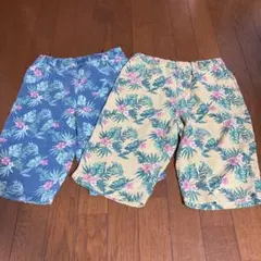 ジーユー　ハーフパンツ2枚組