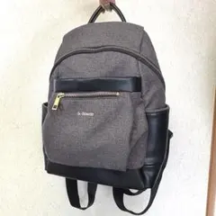 &chouette ラウンドジップ リュック バックパック グレーのサムネイル