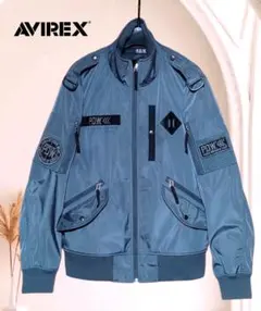 AVIREX P.D.W. フライトジャケット 中綿無し グレー系