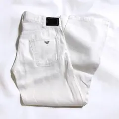 美品 ARMANI COLLEZIONI アルマーニ ホワイト ジーンズ 34
