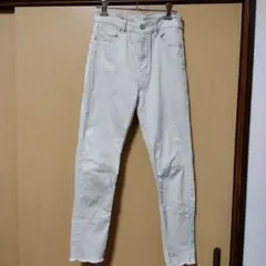 nano universe ホワイトデニムパンツ 38 Mサイズのサムネイル