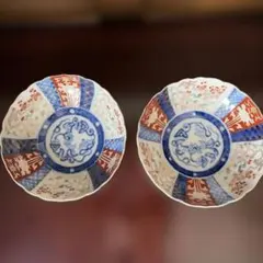 波佐見焼 林九郎窯 古伊万里様式 kotohogu皐月 藍紅セット 未使用