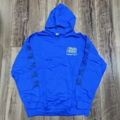 パーカー 青