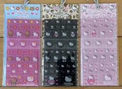 ハローキティ　タイルシール　3枚セット　ヒョウ　日焼け　ハイビスカス