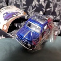 FIAT 500 ダイキャストミニカー ブルー 1/48