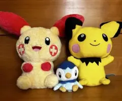 ピカチュウ TOMY ポケモン ぬいぐるみ 初代 初期レトロ マリル 3体