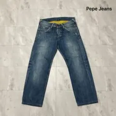 Pepe Jeans ロンドン発ブランド ダメージ加工 デニムパンツ アメカジのサムネイル