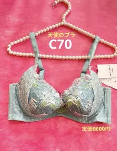 新品　トリンプ　ブラジャー　C70 天使のブラ　レッドレーベル 華やか　さわやか