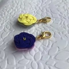 水引　合わせ梅結び マスクチャーム　2個セット