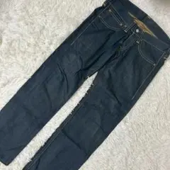 《良品》 LEVI'S RED デニム ブルー W34 カジュアル 着回し