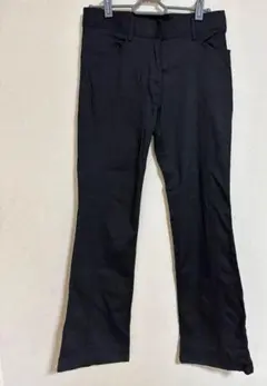 レディース　フレアパンツ　ブラック