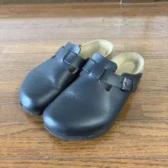 BIRKENSTOCK ボストン スムースレザー ブラック レギュラー 26.0