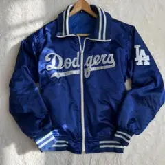 【激レア・日本製】ミズノ×MLB ドジャース スタジャン M 東レ中綿　80sのサムネイル