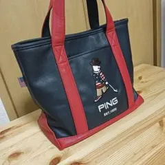 Mr.PING ラウンドトートバッグ トリコカラー 数量限定