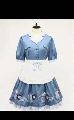 画像確認　Amavel Dreaming Diner エプロン付きワンピースのサムネイル