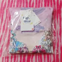 名探偵プリキュア 長袖 パジャマ 110cm パープル