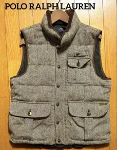 Polo Ralph Lauren ダウンベスト ブラウン　M