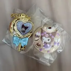 サンリオ クロミ 刺繍缶バッジ＆チャーム