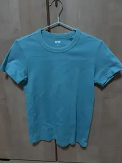 UNIQLO U 青 半袖Tシャツ Mサイズ