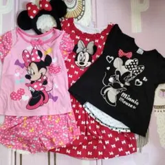 最終お値下げ☆120cm☆コストコ ミニーちゃんワンピース ディズニーストア