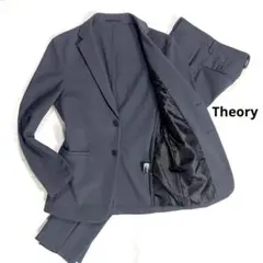 美品 セオリー ストレッチジャージ セットアップ スーツ上下 S~M グレー