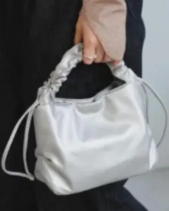 Kastane カスタネ　2way ハンドギャザー ショルダーバッグ