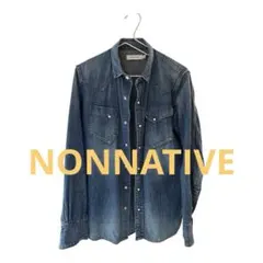 色落ち良好　NONNATIVE デニムウエスタンシャツ　長袖　NN-S2412のサムネイル