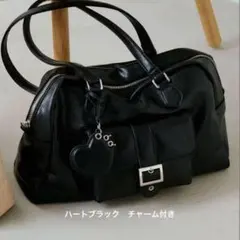 Kastane ノベルティ ハートチャーム付き　 トートバッグ ショルダーバッグのサムネイル